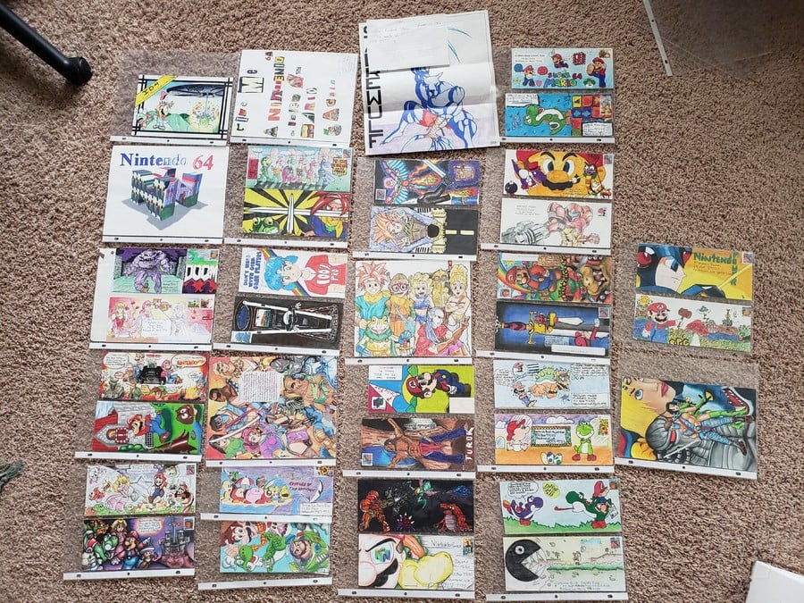 Envelope art from Nintendo Power