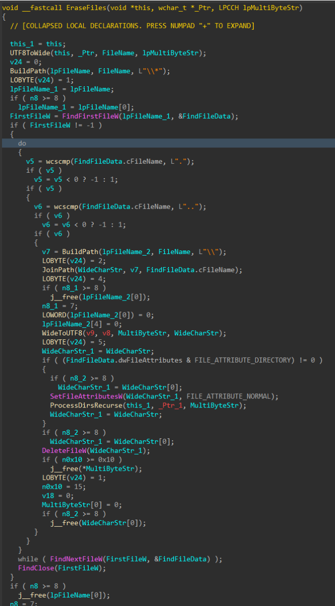 Figure 12: File Deletion